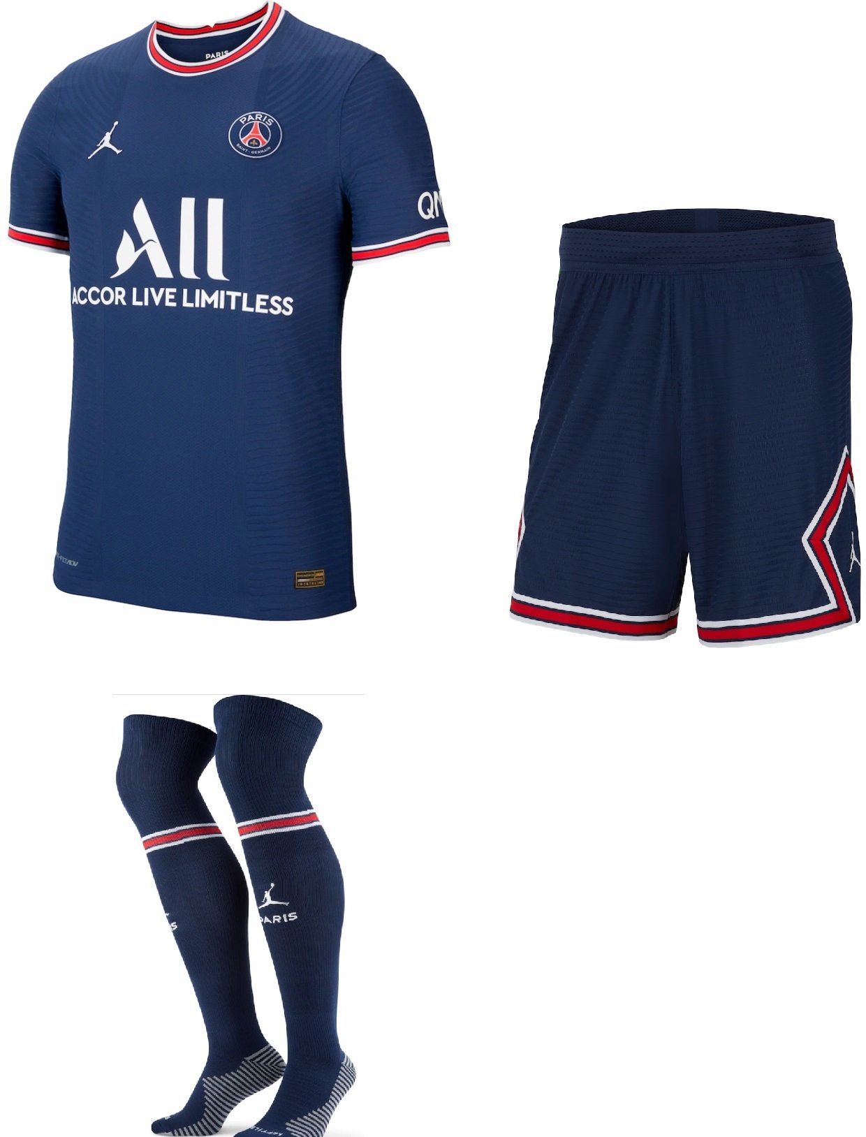Kit adulto I PSG 2021 2022 Air Jordan oficial